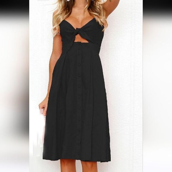 Gilli Rayon Open Tie Front  Sundress. - Picture 14 of 14